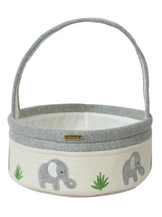 Knitted Elephant Basket Gift Set